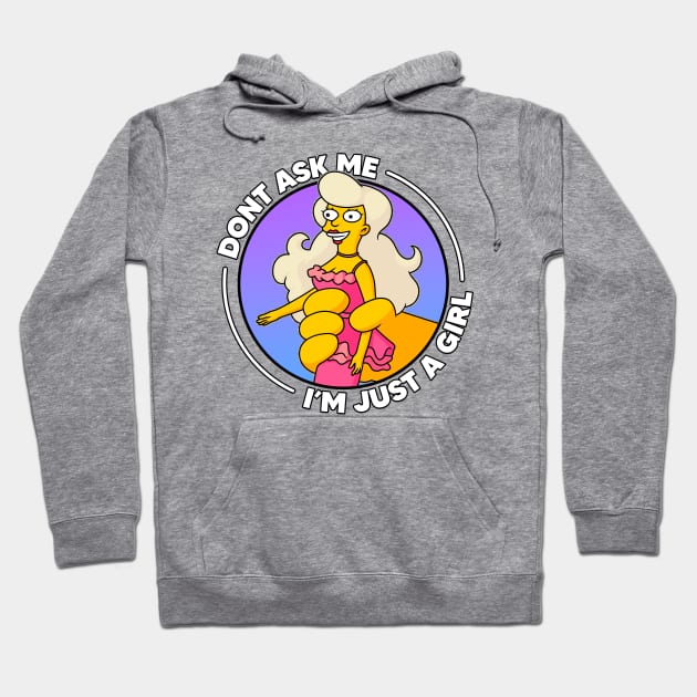 Don't Ask Me I'm Just A Girl - Pocket Hoodie by Rock Bottom